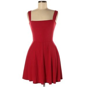 Reformation Sleeveless Mini Dress in Red Size M